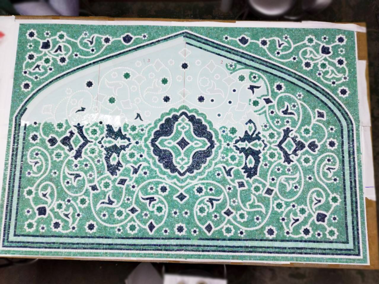 Мозаичное панно для хаммама в восточном стиле